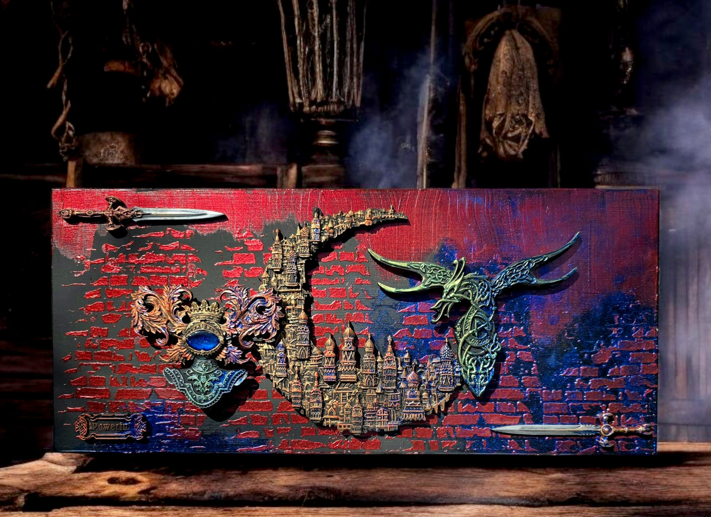 In The Dungeon 2 - Mixed Media Wall Hanging