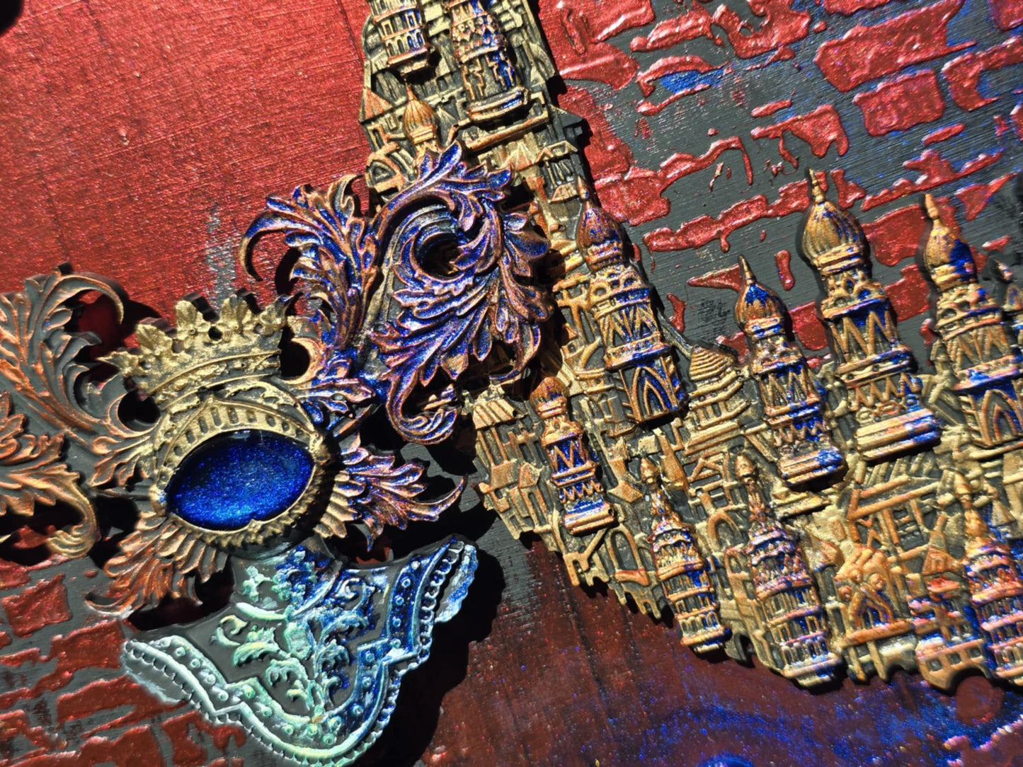 In The Dungeon 3 - Mixed Media Wall Hanging