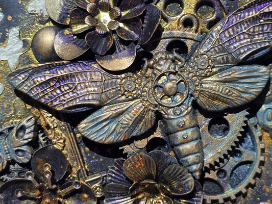 Fliers of The Past - Mixed Media Wall Hanging