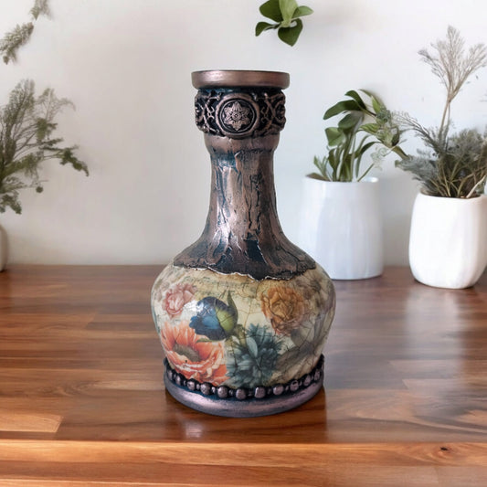Vintage Floral Vase
