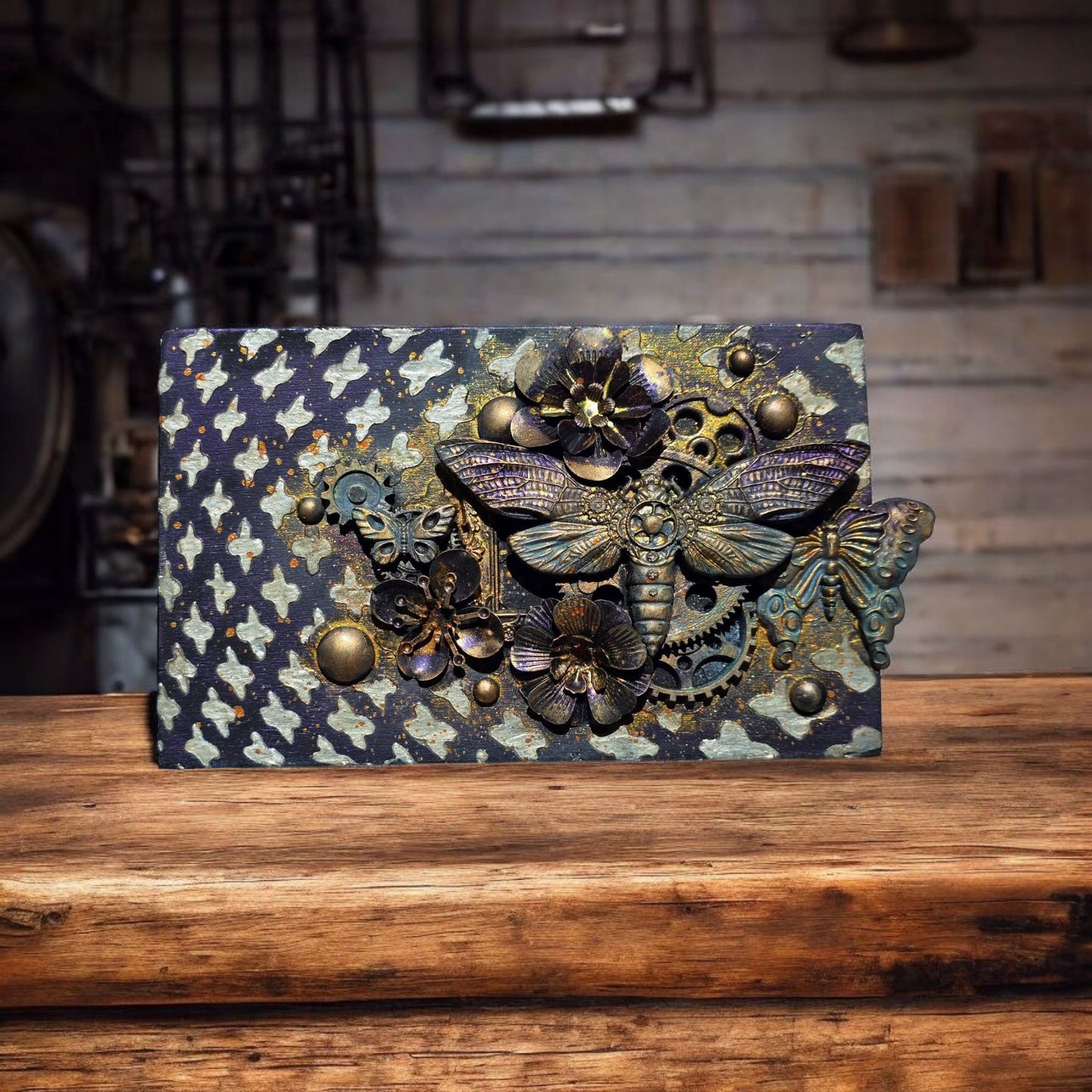 Fliers of The Past - Mixed Media Wall Hanging