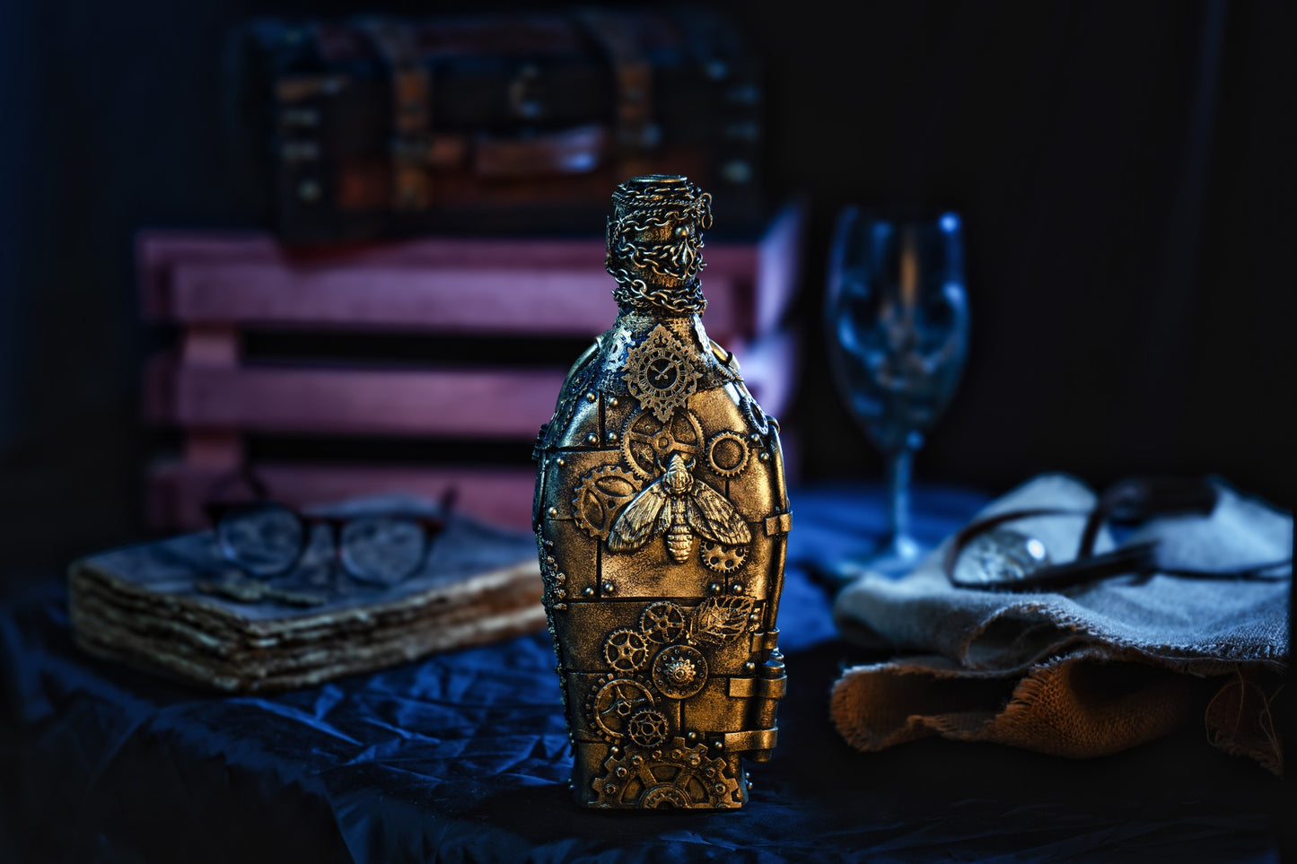 Steampunk - Altered Bottle