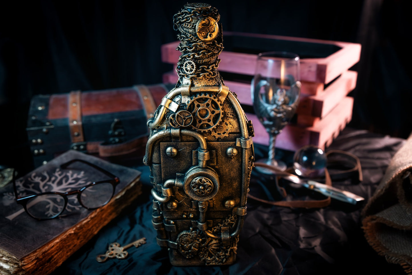 Steampunk - Altered Bottle