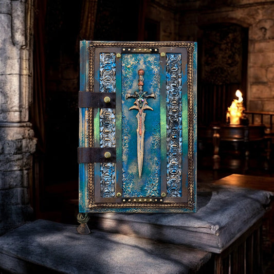 The Sword 2 - Unlined Altered Notebook